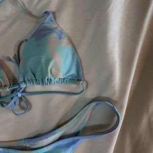 White Fox Watercolor Bikini